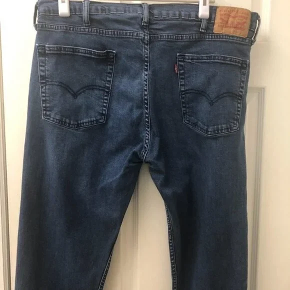 Levi's 516 Men's Denim Blue Jeans 40 x 34 Cotton Blend - Picture 6 of 12